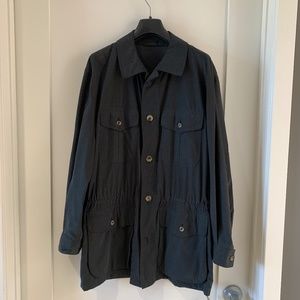 Carroll & Co black multi pocket safari jacket